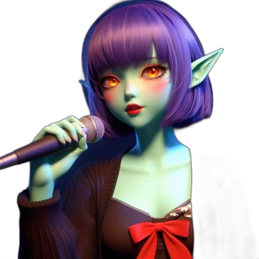 staff, fantasy art, concept art, 3d render transparent PNG cut-out