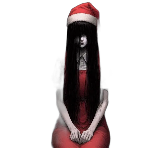 bottle, hair, dress, creature transparent PNG cut-out