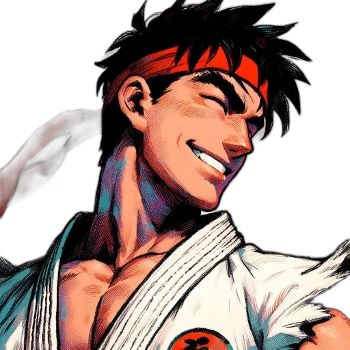 face, comic book art, anime, concept art transparent PNG cut-out