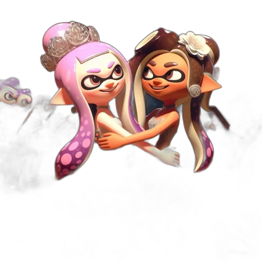 weapon, mask, hair, concept art transparent PNG cut-out