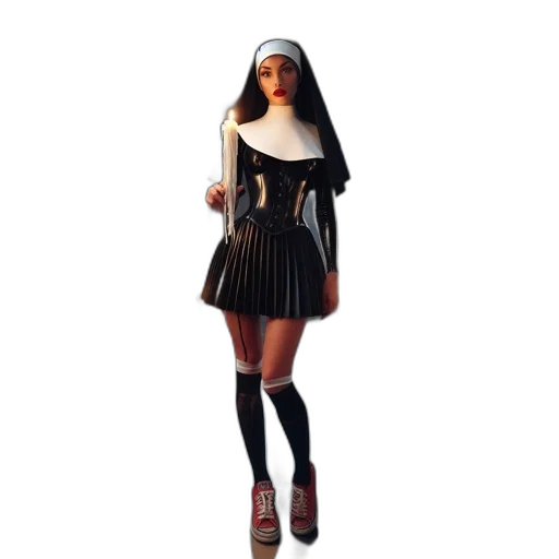 dress, 3d render, concept art, fantasy art transparent PNG cut-out