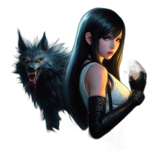 fantasy art, concept art, comic book art, pixel art transparent PNG cut-out