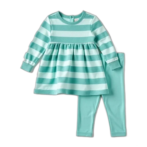 dress, green, pastel, monochrome transparent PNG cut-out