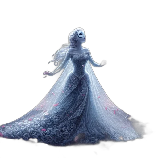 dress, dragon, concept art, fantasy art transparent PNG cut-out