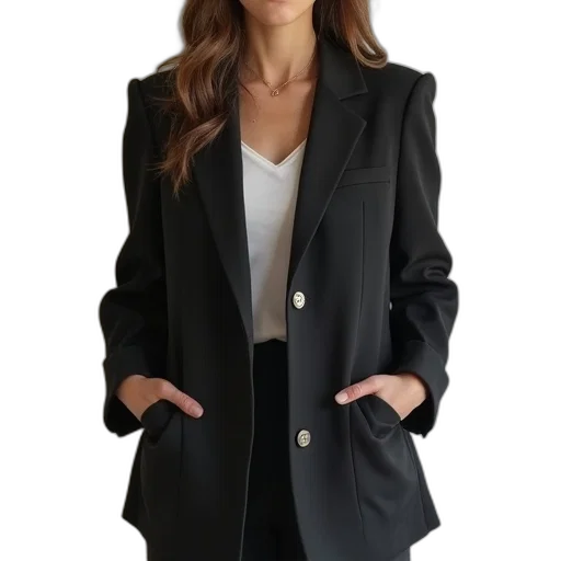 jacket, staff, dress, dark transparent PNG cut-out