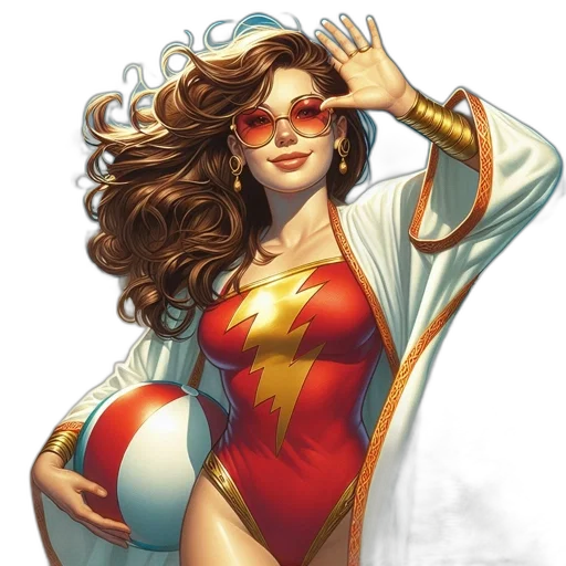 comic book art, concept art, fantasy art, cartoon transparent PNG cut-out