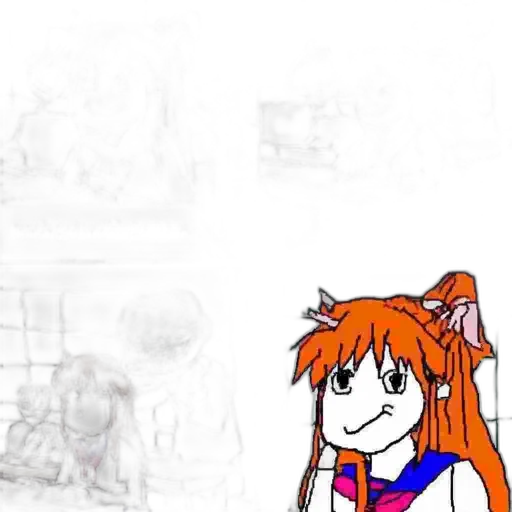 dress, creature, face, robot transparent PNG cut-out