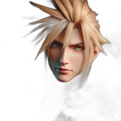 face, mask, hair, dragon transparent PNG cut-out