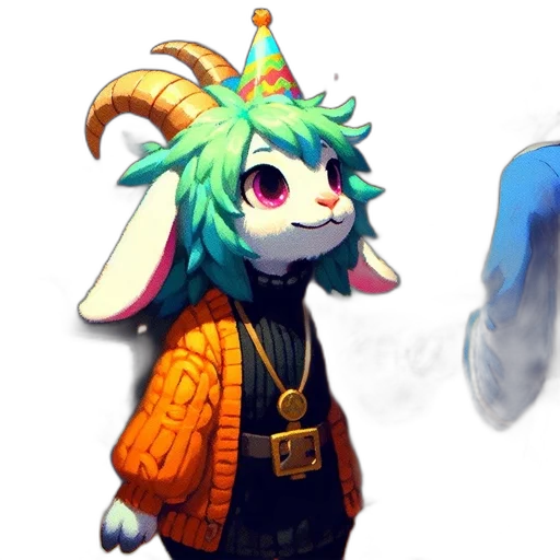 staff, hat, crown, jacket transparent PNG cut-out
