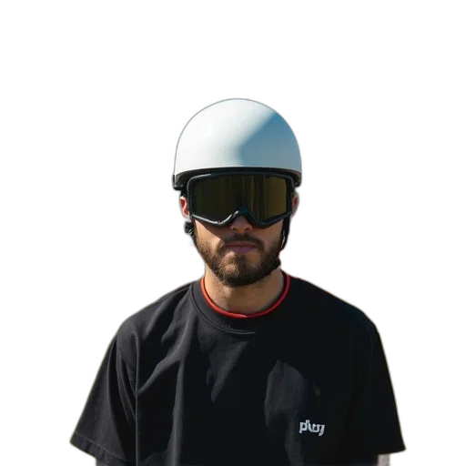staff, face, hat, jacket transparent PNG cut-out