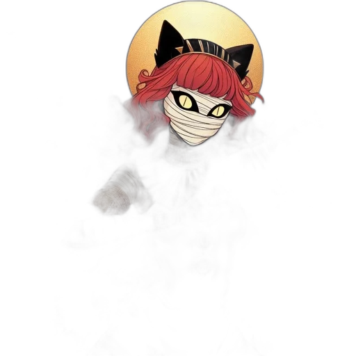 mask, hat, staff, concept art transparent PNG cut-out