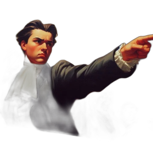 staff, weapon, jacket, concept art transparent PNG cut-out