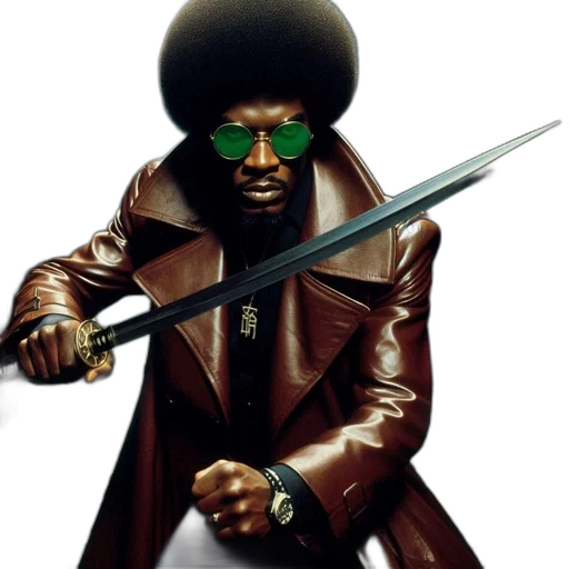 sword, weapon, staff, jacket transparent PNG cut-out