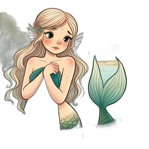fantasy art, concept art, watercolor, pixel art transparent PNG cut-out
