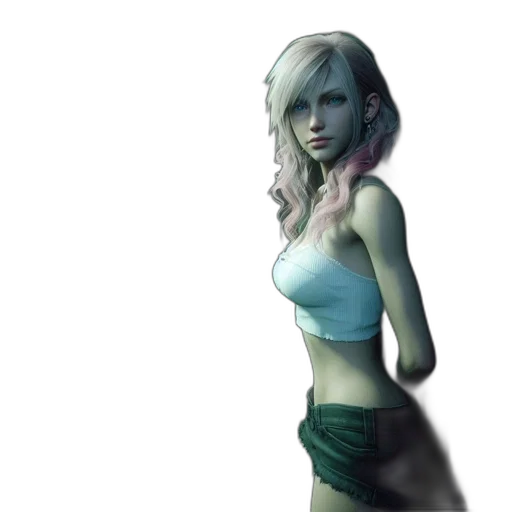 dress, staff, concept art, fantasy art transparent PNG cut-out