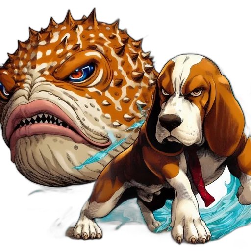 creature, animal, concept art, photorealistic transparent PNG cut-out