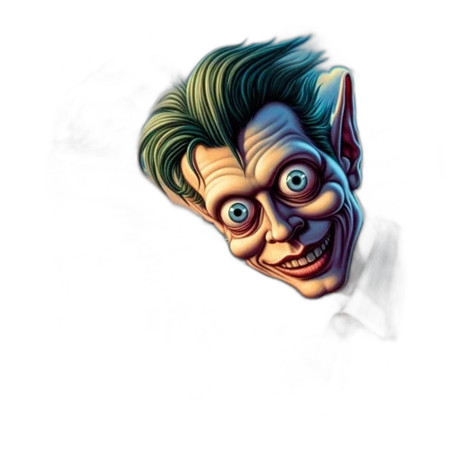 face, creature, mask, staff transparent PNG cut-out