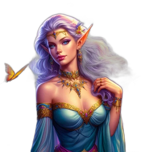 jewelry, crown, dragon, staff transparent PNG cut-out