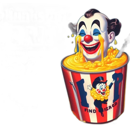 food, mask, crown, 3d render transparent PNG cut-out