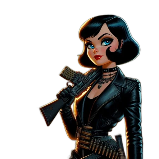 weapon, comic book art, concept art, cartoon transparent PNG cut-out
