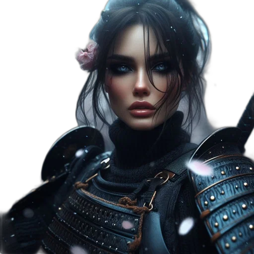 fantasy art, concept art, photorealistic, cyberpunk transparent PNG cut-out