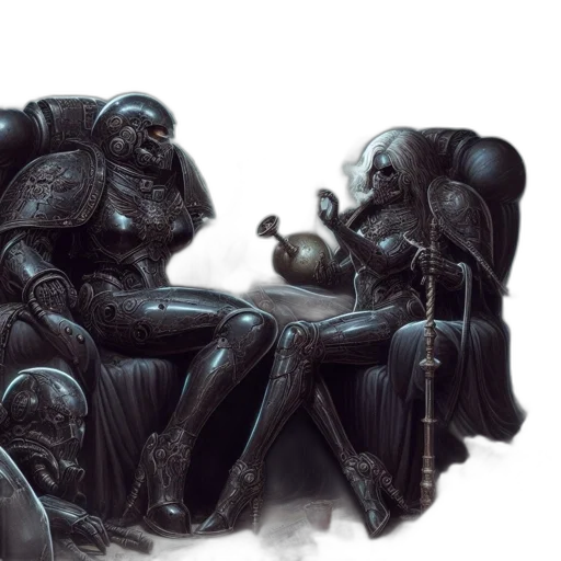 robot, furniture, mask, concept art transparent PNG cut-out