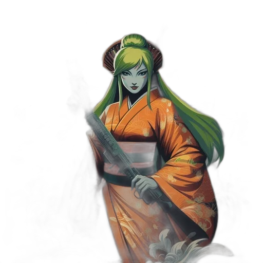 dress, staff, mask, concept art transparent PNG cut-out