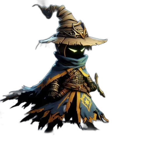 staff, hat, mask, dragon transparent PNG cut-out