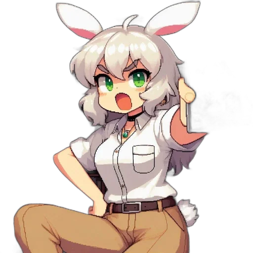 staff, animal, dress, creature transparent PNG cut-out