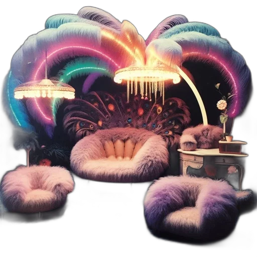 furniture, hat, crown, jacket transparent PNG cut-out