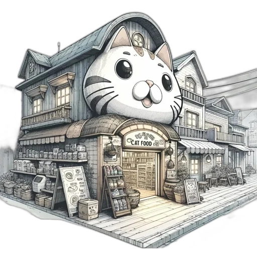 building, concept art, 3d render, photorealistic transparent PNG cut-out