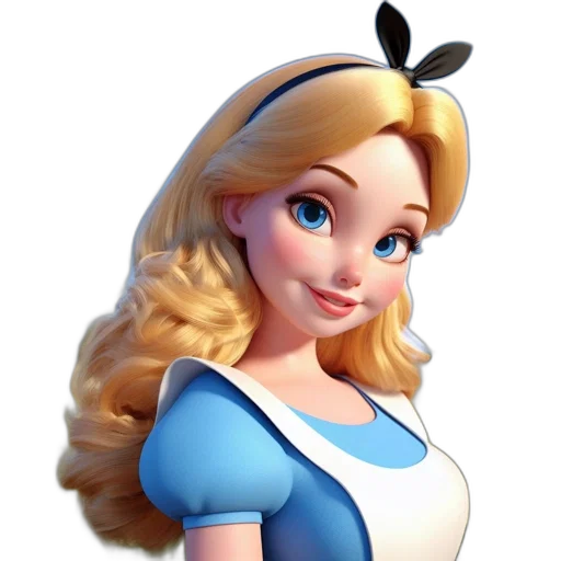 dress, face, crown, staff transparent PNG cut-out