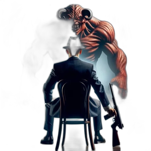 jacket, creature, robot, mask transparent PNG cut-out