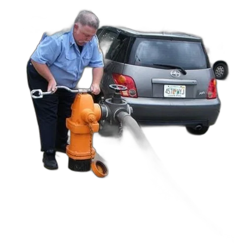 car, robot, staff, weapon transparent PNG cut-out