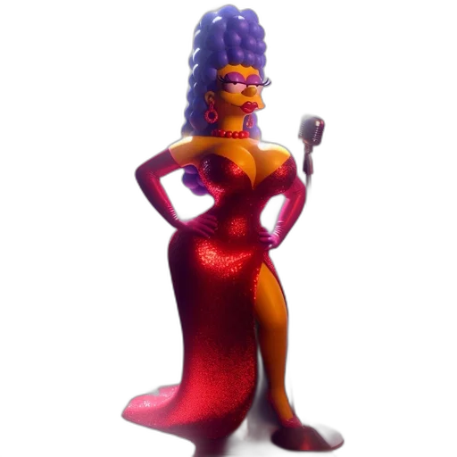 dress, jewelry, staff, robot transparent PNG cut-out