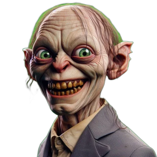 face, mask, staff, creature transparent PNG cut-out