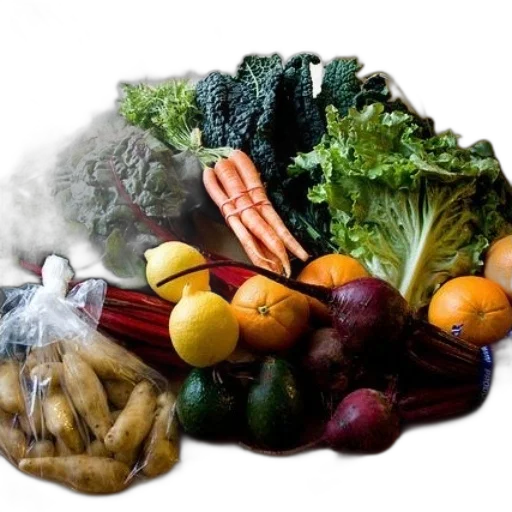 food, variety, fresh, produce transparent PNG cut-out
