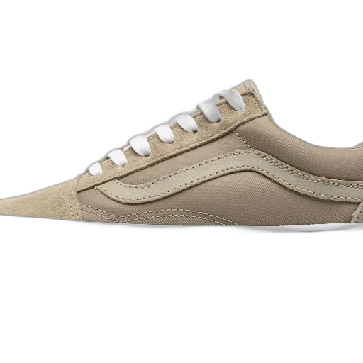 shoes, pair, beige, vans transparent PNG cut-out
