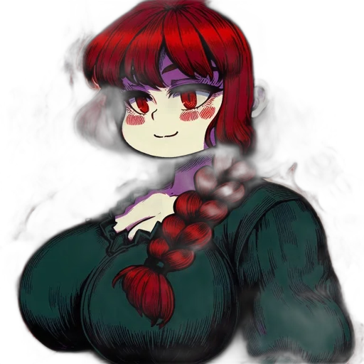 jacket, dress, face, creature transparent PNG cut-out