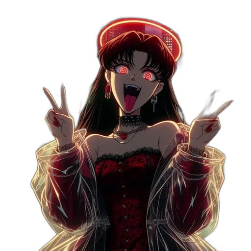 dress, crown, hat, anime transparent PNG cut-out