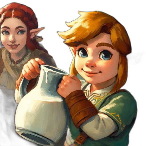 concept art, fantasy art, pixel art, 3d render transparent PNG cut-out