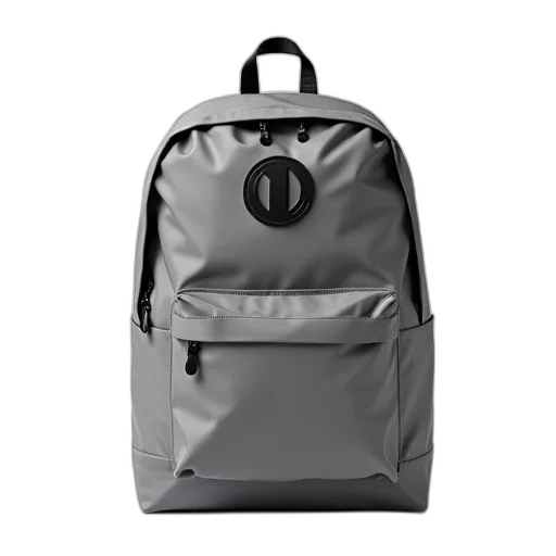 jacket, 3d render, grey, backpack transparent PNG cut-out