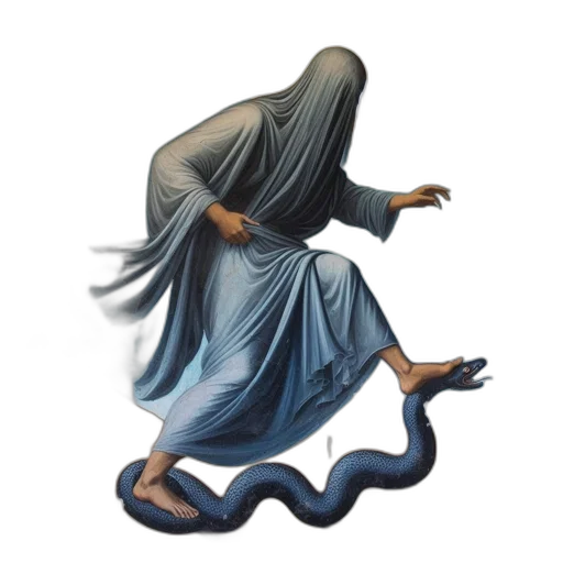 creature, mask, dress, face transparent PNG cut-out