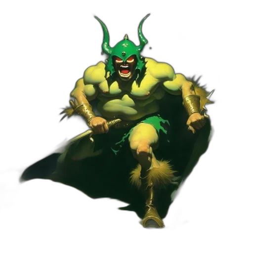 mask, dragon, creature, staff transparent PNG cut-out