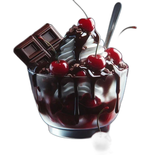 food, crown, photorealistic, 3d render transparent PNG cut-out