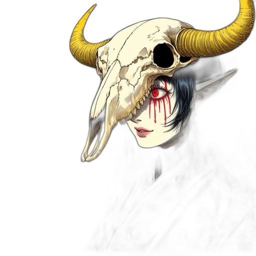 mask, face, creature, staff transparent PNG cut-out