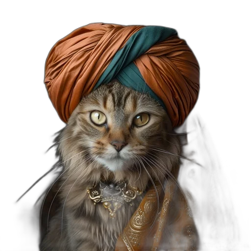 hat, animal, staff, jewelry transparent PNG cut-out