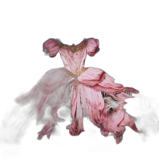 dress, flower, crown, mask transparent PNG cut-out