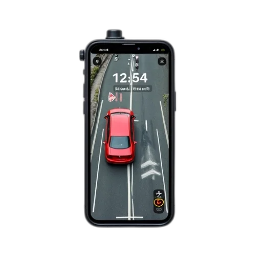 car, concept art, black, smartphone transparent PNG cut-out