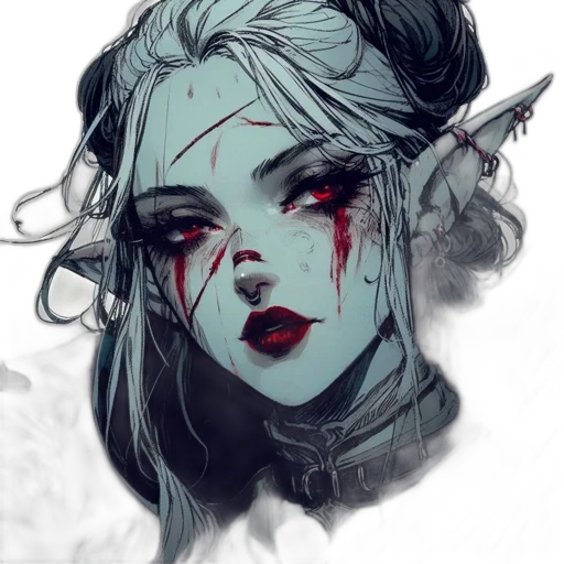 face, mask, staff, creature transparent PNG cut-out